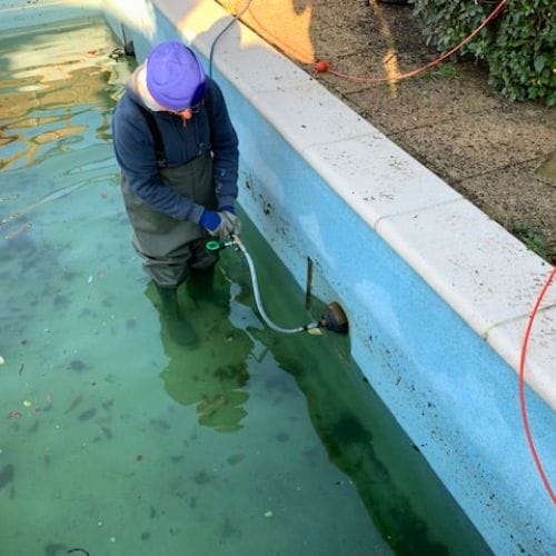 Détection canalisation eau